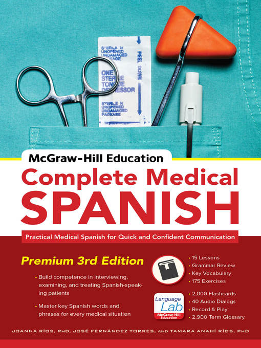 Cover image for McGraw-Hill Education Complete Medical Spanish